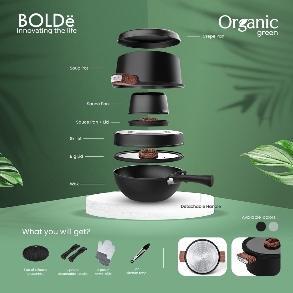 BOLDe Organic Green All In One - ORGANIC PANCI