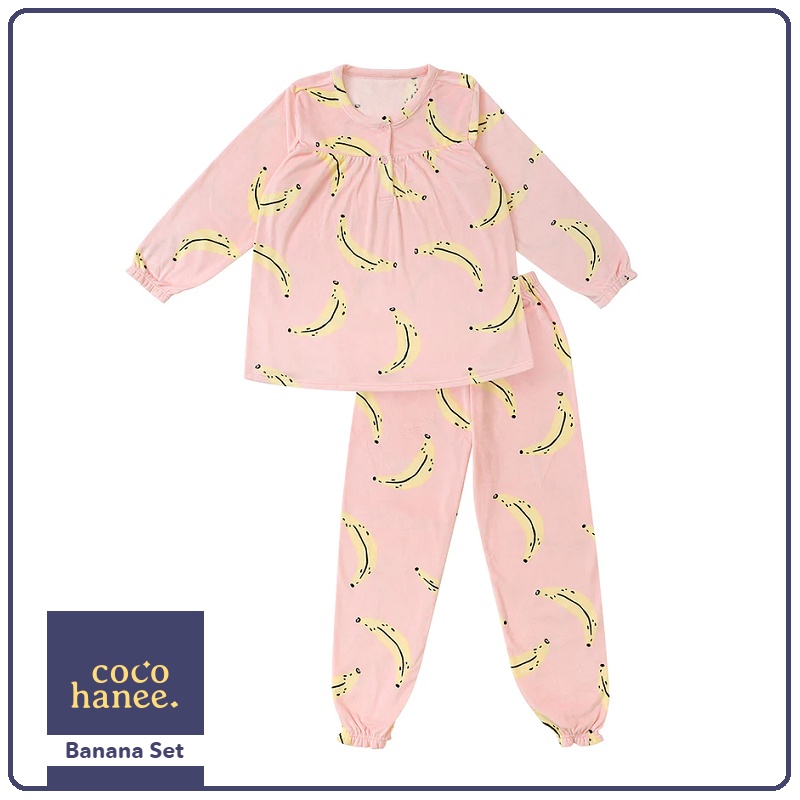 Cocohanee - Banana Set | Baju Setelan Anak | Baju Tidur Anak