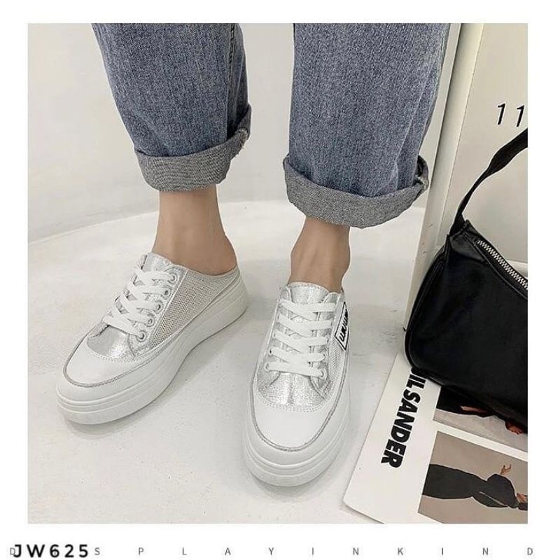 SEPATU WEDGES SLOP IMPORT