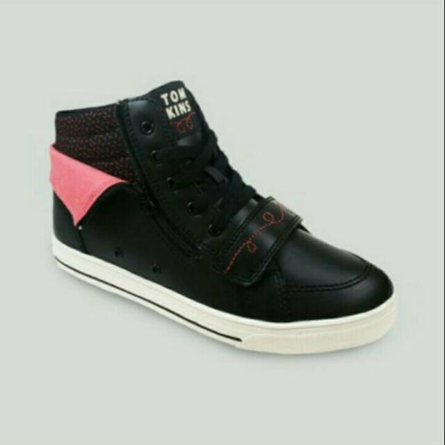 Sepatu tomkins wanita machina black white