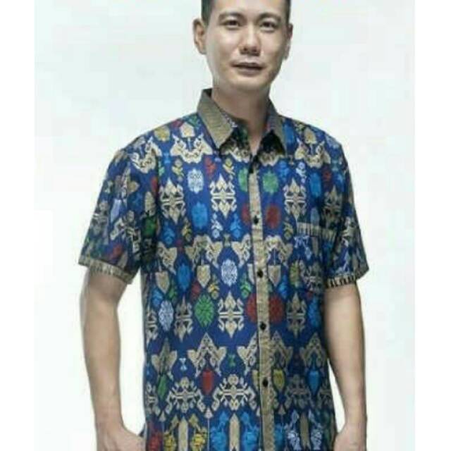 Hem cowok / batik cowok / baju batik couple