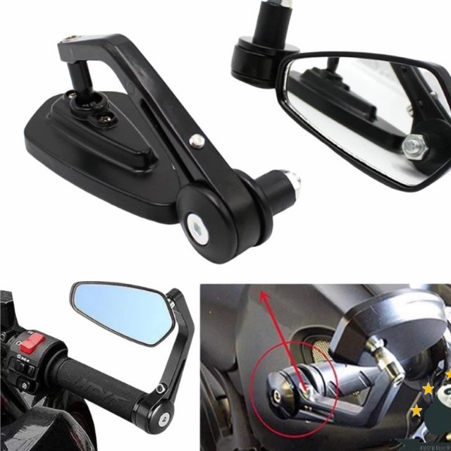 Spion Jalu Oval Gozima / Spion Bar End Oval Universal Vario Mio Scopy Aerox Lexi Nmax