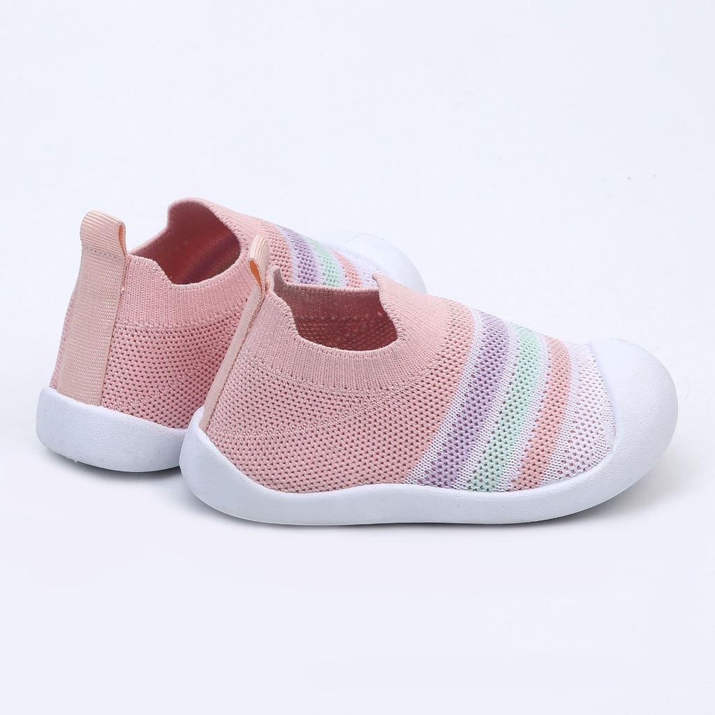 Sepatu Baby ukuran 17-21 Terkini Sneakers Anak Anak Baby Bayi Slop Model Terkini BY