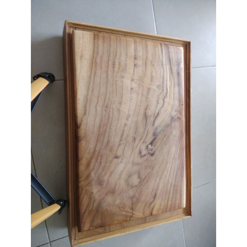 Talenan kotak kayu jati besar murah