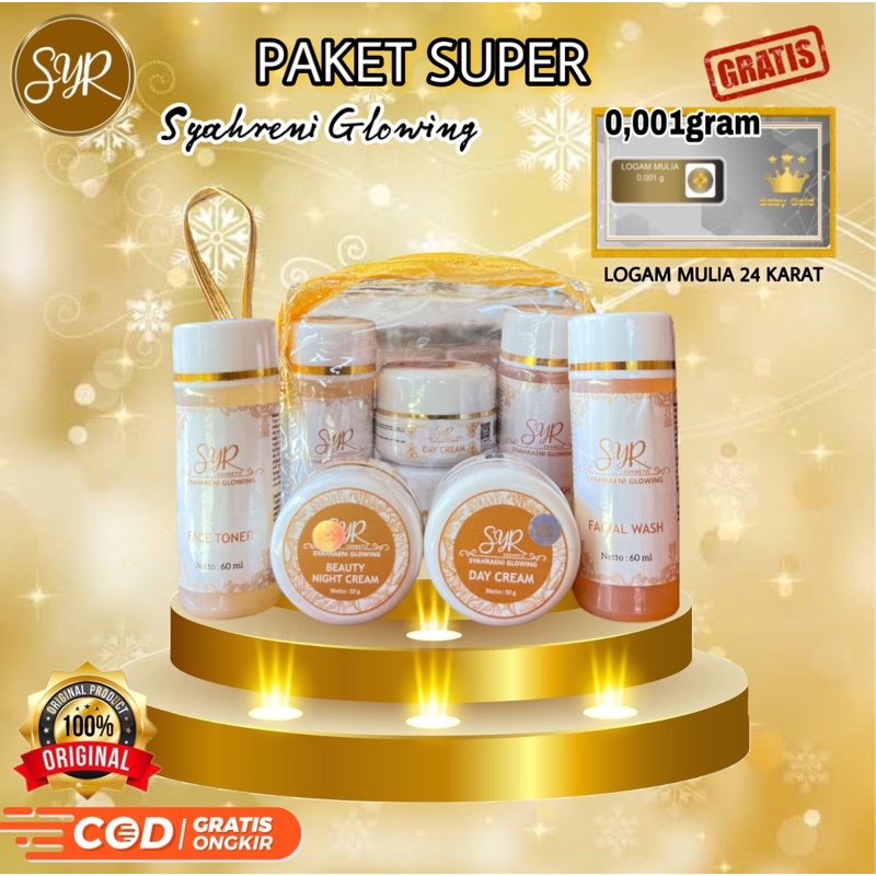 BISA (COD) SYAHRENI GLOWING PAKET SUPER / SYR GLOWING PAKET SUPER ORIGINAL