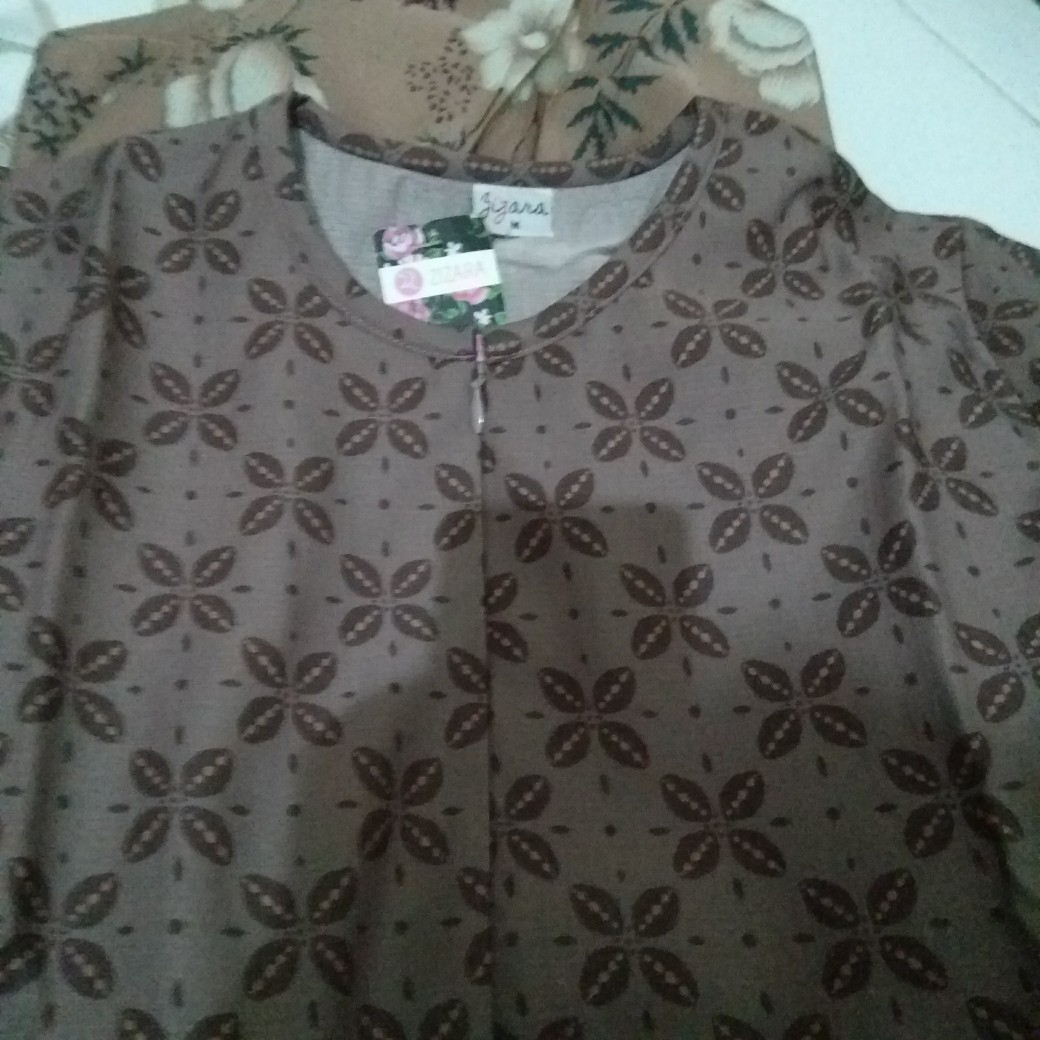 Gamis Shidqia A Zizara Optima Print Motif Batik Kawung