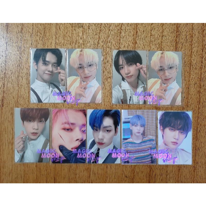 TXT YEONJUN WARI WARI, CW LIM A, SOOBIN LD BLUE HOUR, FC RENEWAL JAPAN PHOTOCARD READY( TOLONG BACA 