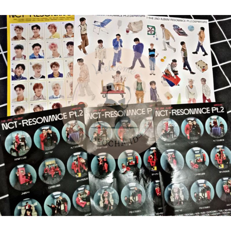 

Stiker Nct Resonance Departure,Arrival