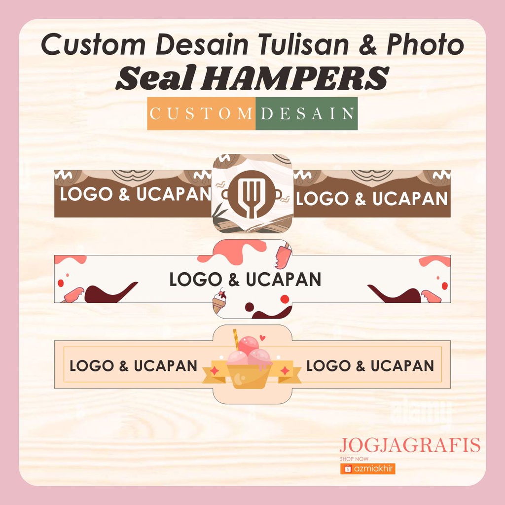 

[1 pack 1000pcs ] Stiker Seal Toples kue kering / Stiker Segel Hampers Catering / Stiker Seal Box Nasi