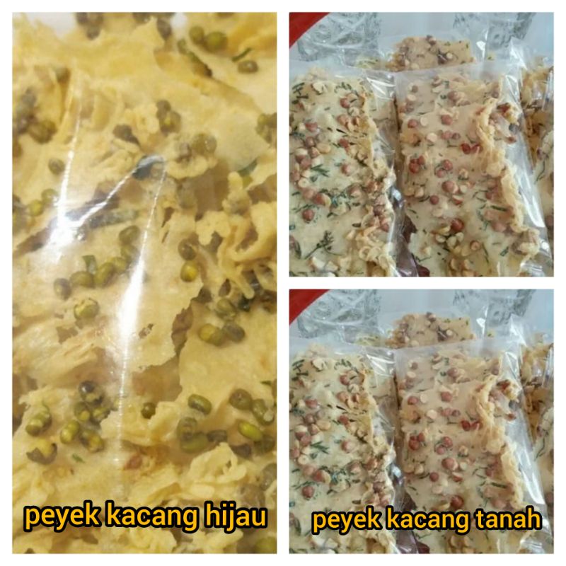 

( CEMILAN) Peyek kacang tanah & kacang hijau