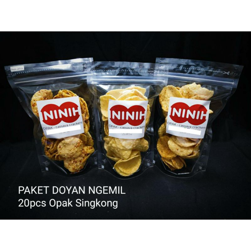 

OPAK Singkong • PAKET DOYAN NGEMIL (20pcs Opak Singkong)