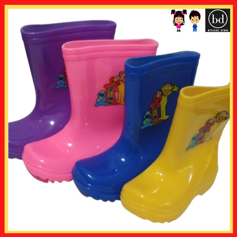 Sepatu Boots Karet Anak Balita Cewek / perempuan / laki laki / Cowok 4 5 6 Tahun Murah Terbaru S517