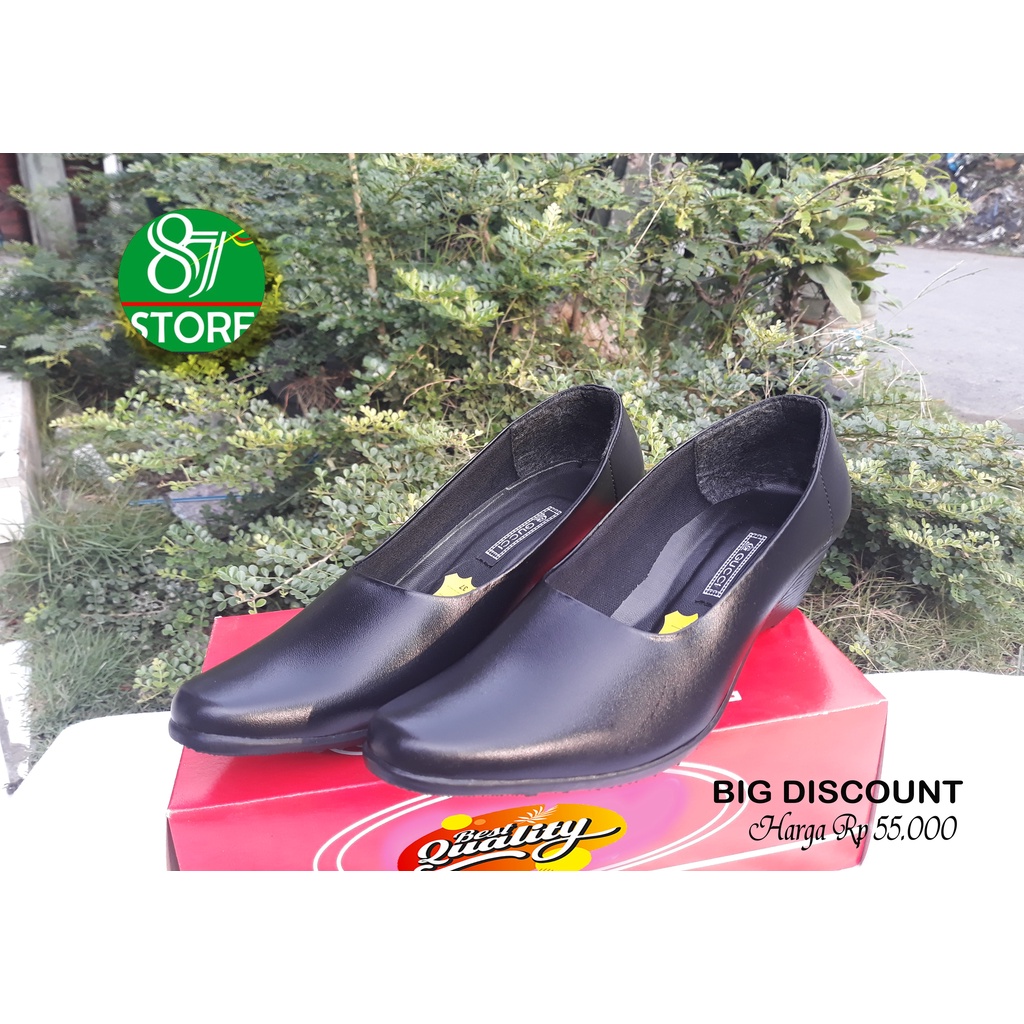 *OBRAL*Sepatu Wedges Wanita Sepatu Formal Dinas Kantor(COD)