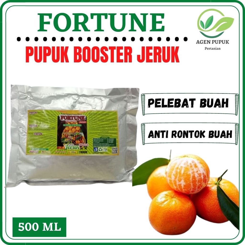 Booster Jeruk, Perangsang Buah Jeruk, Pupuk Organik Penyubur Pelebat Buah Jeruk