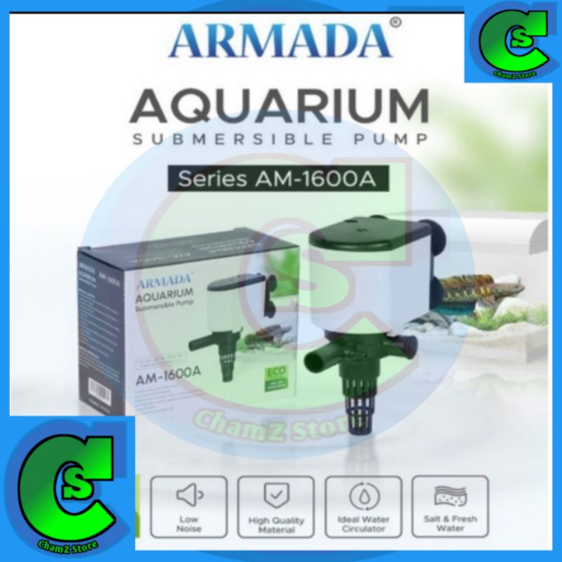 Pompa 1600 / Pompa aquarium armada AM1600A / POMPA CELUP ARMADA AM1600A / POMPA CELUP 1600