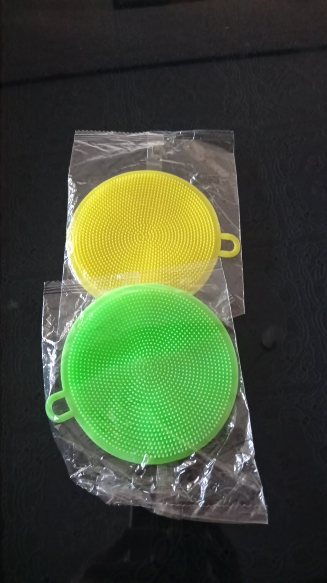 Sponge Cuci Piring Silikon / Sponge Sikat Pembersih Buah Sayur / Sponge Pembersih Anti Lengket