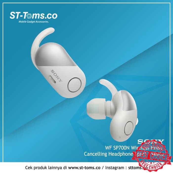 Sony WF SP700N SP 700N Wireless Noise Canceling Headphones Sport White
