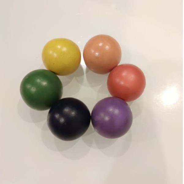 (Creative Wooden Toys) Rainbow Ball, Rainbow Series collection, Wooden Ball, Mainan Bola Kayu