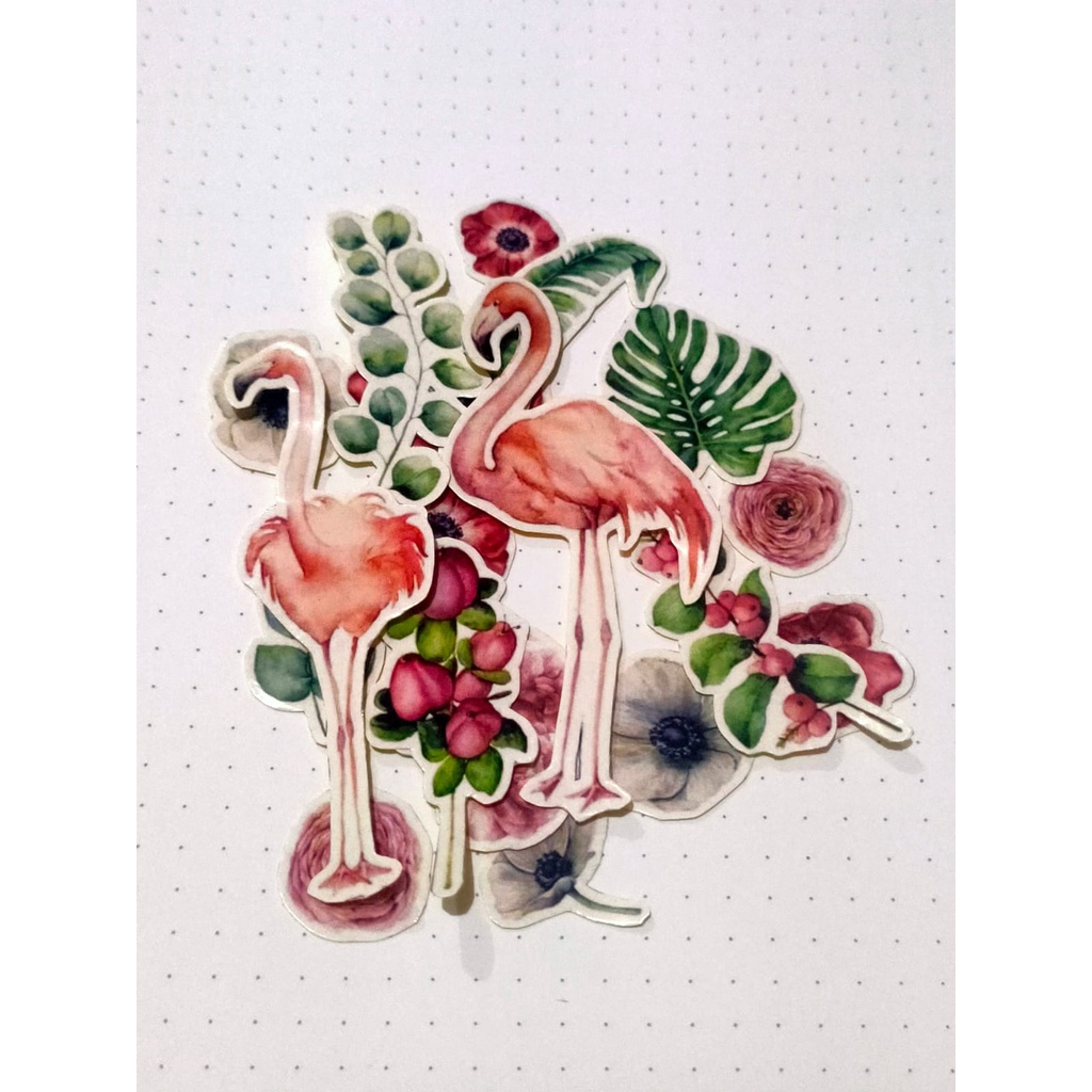 

[COD] 19 Pcs Stiker Aestetic Flamingo Scrapbook / Stiker/DIY/ Stiker Laptop/ StikerLucu/ Stiker Bujo/stikerBulletJournal/stiker aestetic/DekorasiBulletJurnal