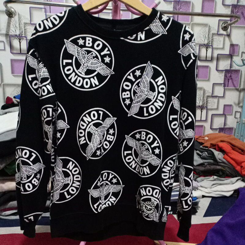 crewneck boy london full print