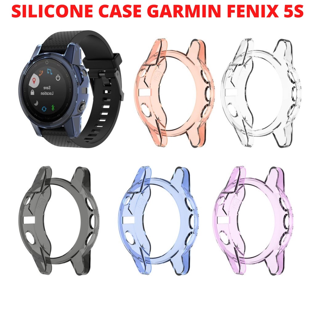 Garmin Fenix 5s Case Silicone Protection Case Cover casing