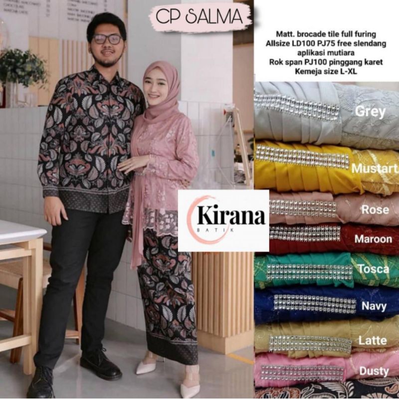 COUPLE BATIK / SARIMBIT / KEBAYA COUPLE / KEBAYA WISUDA / BROKLAT COUPLE / KEBAYA TERBARU / BATIK
