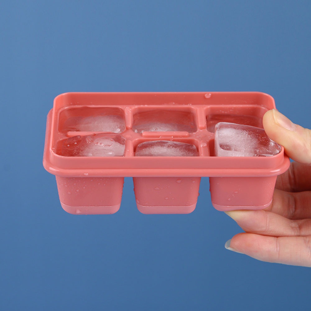 3 Buah 6 Lubang Cube Ice Tray Kotak Cetakan Silikon | Set Alat Pembuat Es