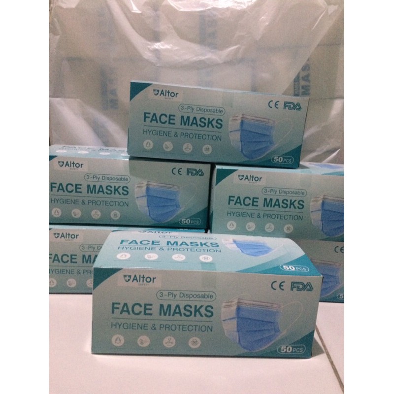 Masker Medis Murah Altor isi 50pcs (1box)