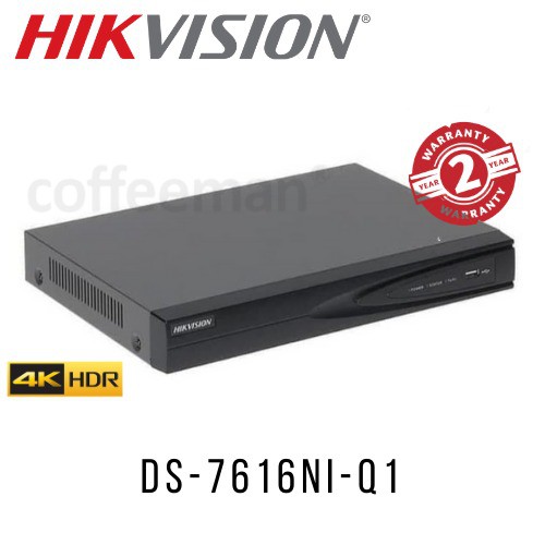 Jual HIKVISION NVR 16CH 16 Channel DS-7616NI-Q1 HD CCTV Kamera 4K DVR ...