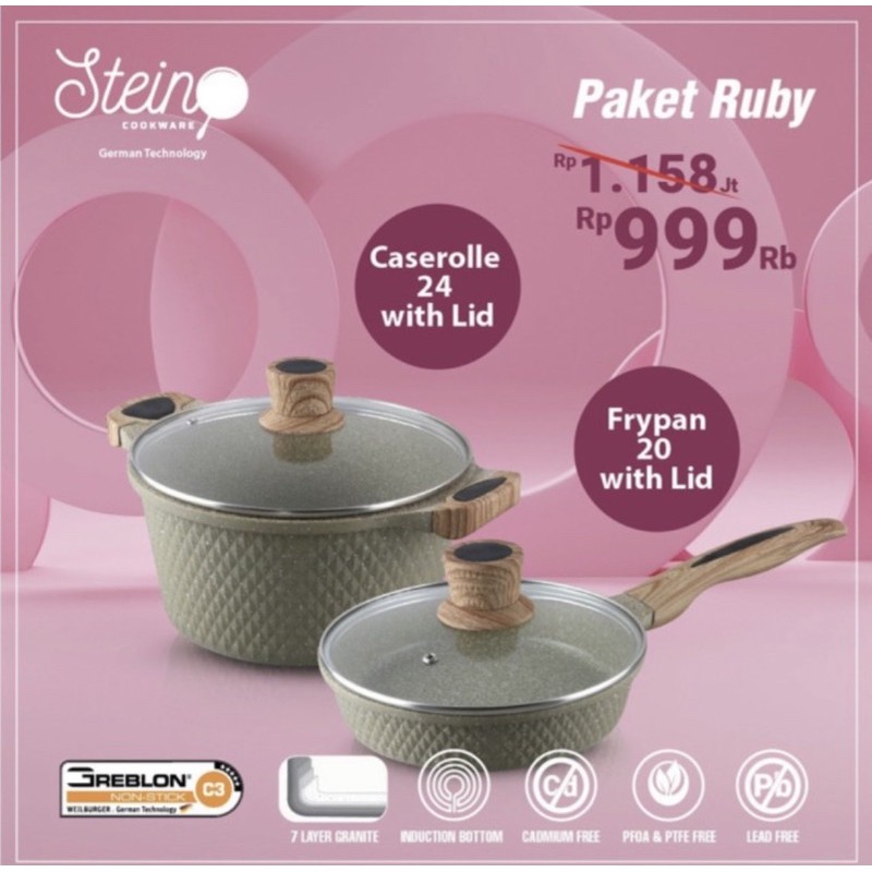 paket ruby steincookware