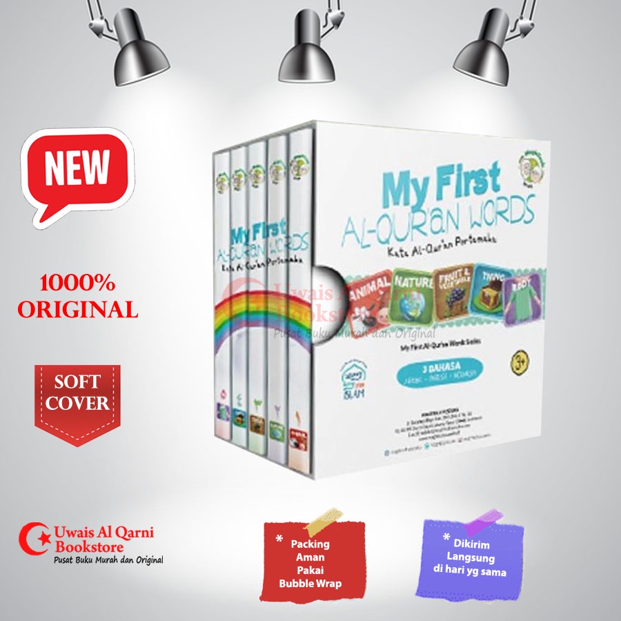BEST SELLER ORIGINAL MY FIRST AL-QURAN WORDS KATA AL-QURAN PERTAMAKU KOMPLIT 5 JILID - MAGHFIRAH KID