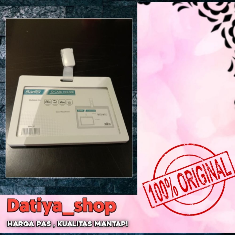 

Bantex id card landscape + clip 8864 07