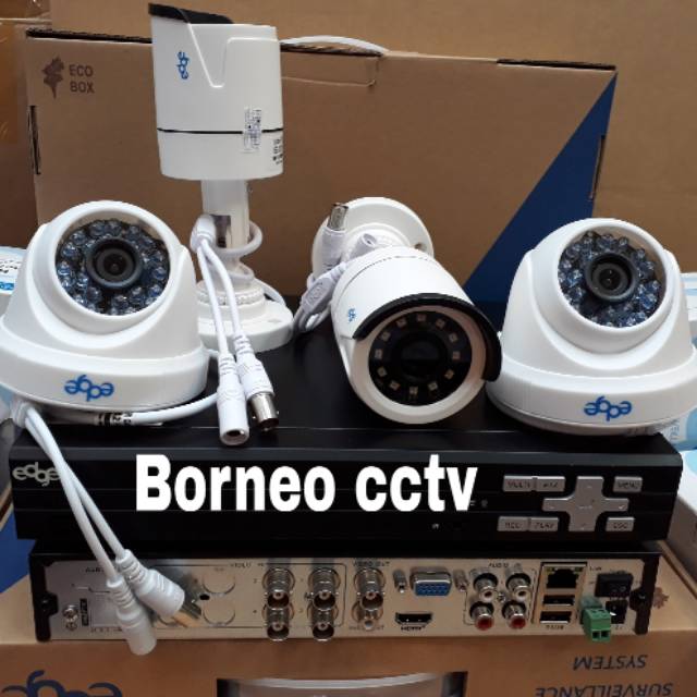 Promo paket cctv 4ch 2mp edge 1080p full hd komplit tgl pasang