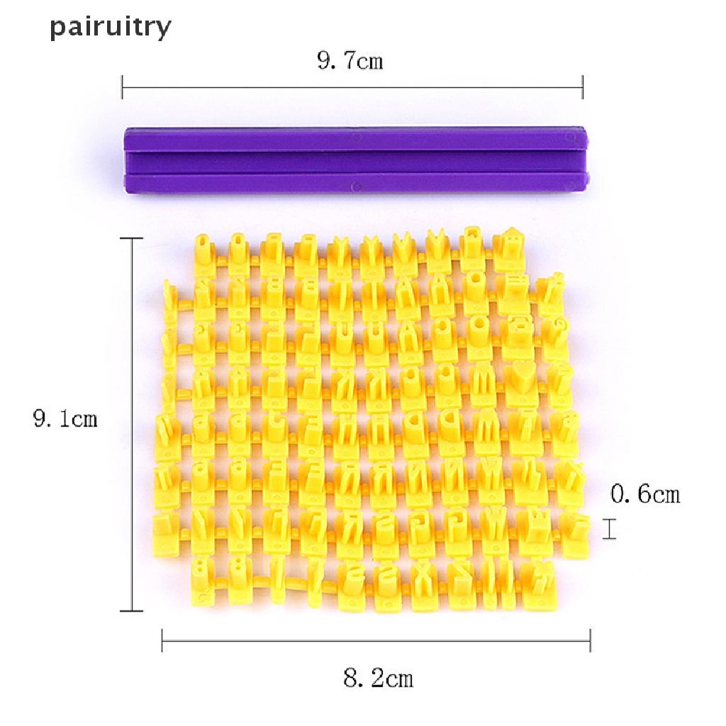 Cetakan Pemotong Kue / Coklat / Fondant Bentuk Huruf Alfabet Dan Angka