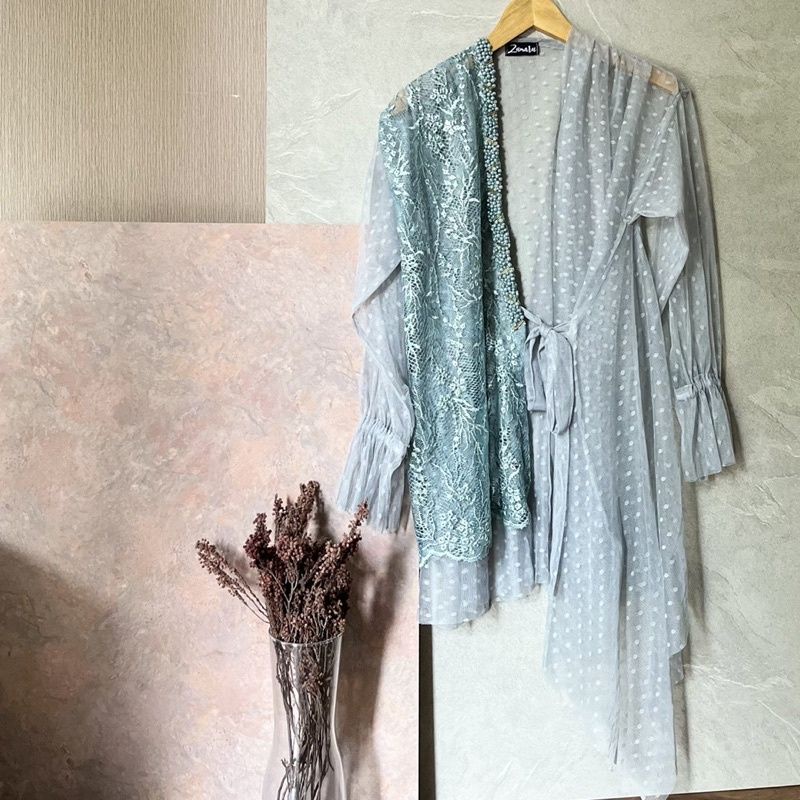 JAMIA OUTER by Zumaru . preloved outer kondangan/ pesta/ lebaran bahan lace brukat