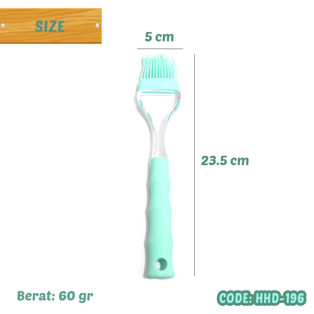 KUAS PASTRY GUBBRORA BRUSH SILICONE PASTRY KUAS OLES LOYANG KUE - HHD-196