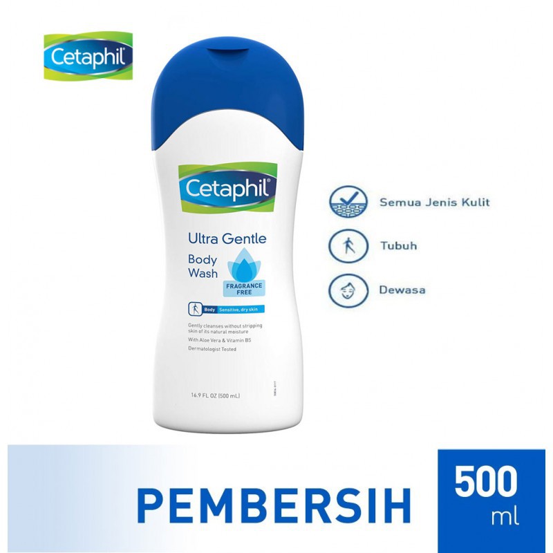 Cetaphil Ultra Gentle Body Wash 500ml