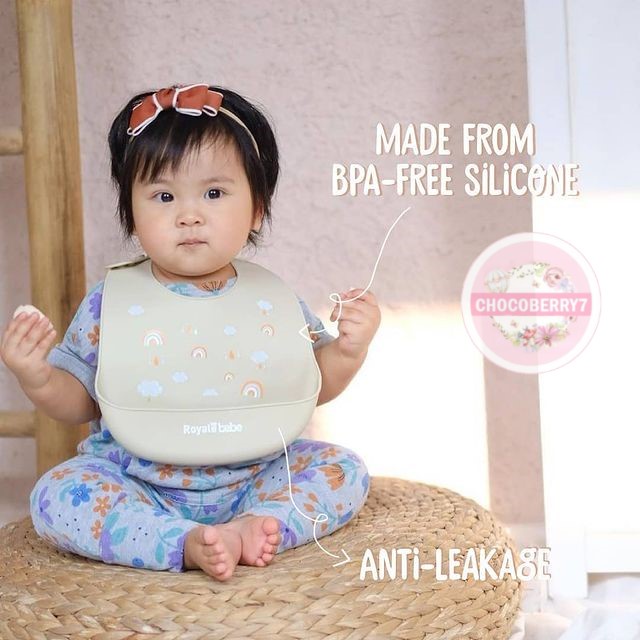 Royale Bebe Bib Bayi Celemek Bayi - Baby Silicone Bibs RoyaleBebe