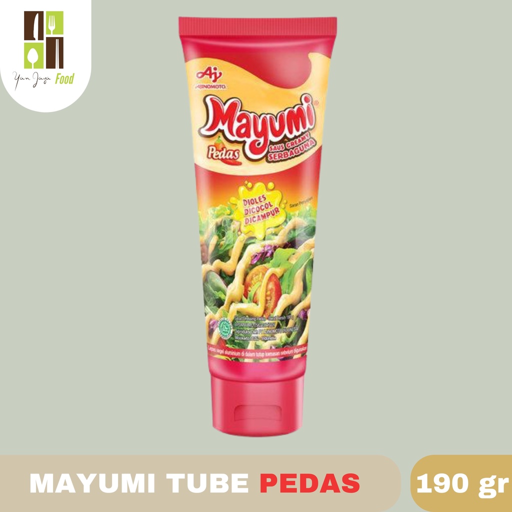 Mayumi Saus Mayo Original [190gr] / Pedas [180gr] Kemasan Tube