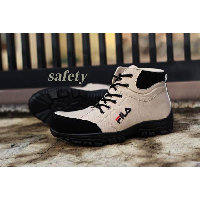 SEPATU PRIA SEPATU COWOK SEPATU KERJA SEPATU SAFETY SEMI BOOTS LOW/TALI PRIA BOOT SAVETY BUT