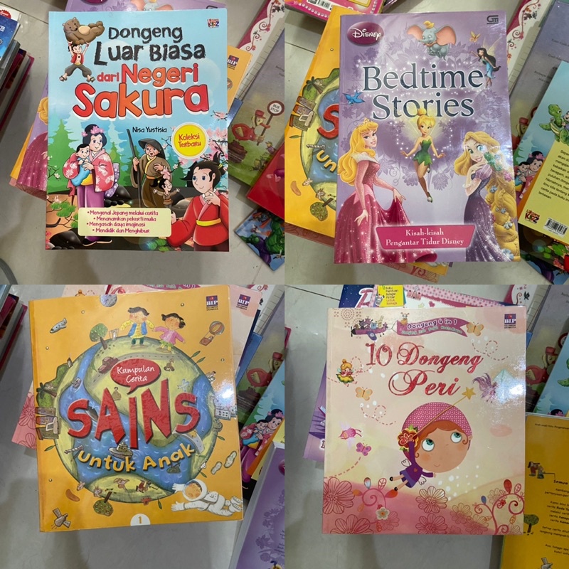 buku untuk anak , cerita tidur bahasa indonesia , dongeng , pengetahuan , bergambar  , lucu | 10 don