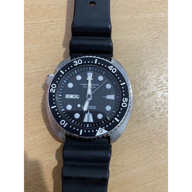 JAM TANGAN SEIKO BLACK TURTLE BEKAS  Prospex Sea SRP777K1 Turtle Automatic Black Dial-Rubber |SRP777