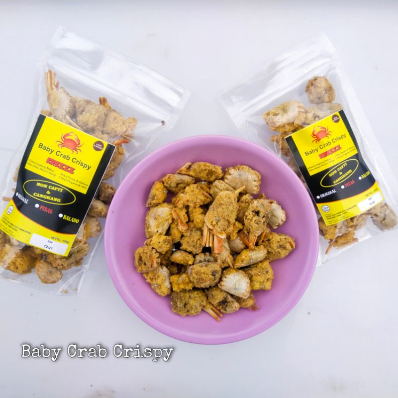 

BEST SELLER SNACK CEMILAN HALAL BABY CRAB CRISPY NON CAPIT! 100gr