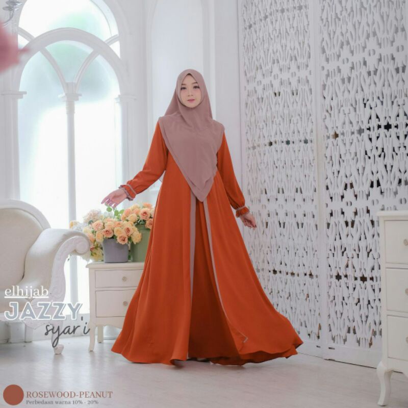 Atma_Store / Jazzy Syar'i By Elhijab / Baju Gamis Dewasa