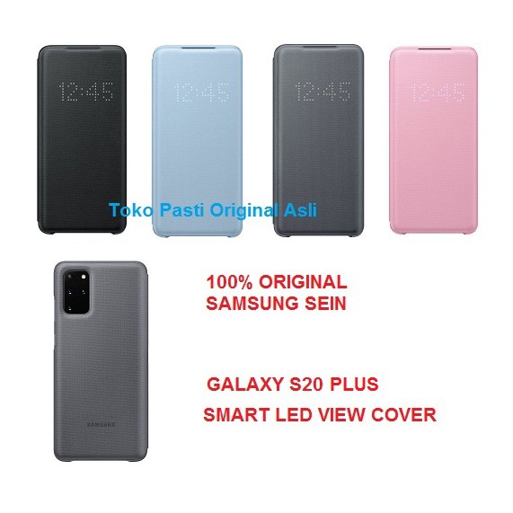 LED View S20+ S20 Plus SAMSUNG Smart Cover Galaxy Original100%