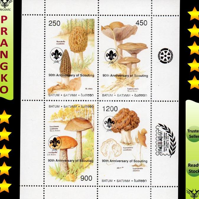 

Big Sale SS / MS Prangko Luar Negeri , Seri Flora Jamur Big Sale