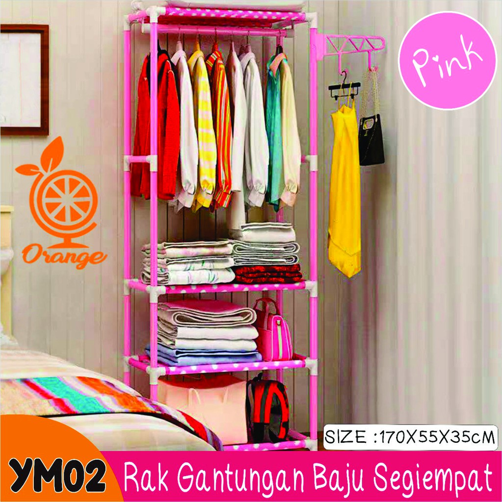 BISA COD Triangle stand hanger baju rak buku serbaguna gantungan pakain rak serbaguna Triangle Rak Segitiga Gita Gantungan Baju Buku Serbaguna Stand Hanger