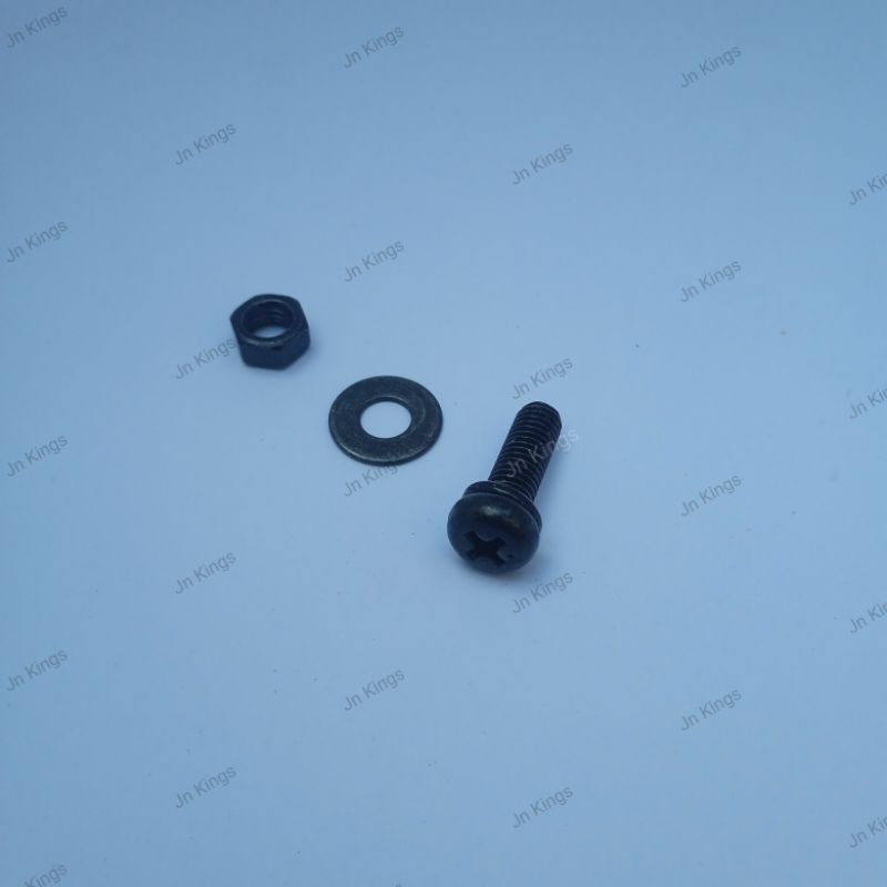 baut dan mur karet kepet spakbor Yamaha RX king