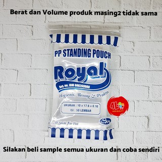 standing pouch 10x17