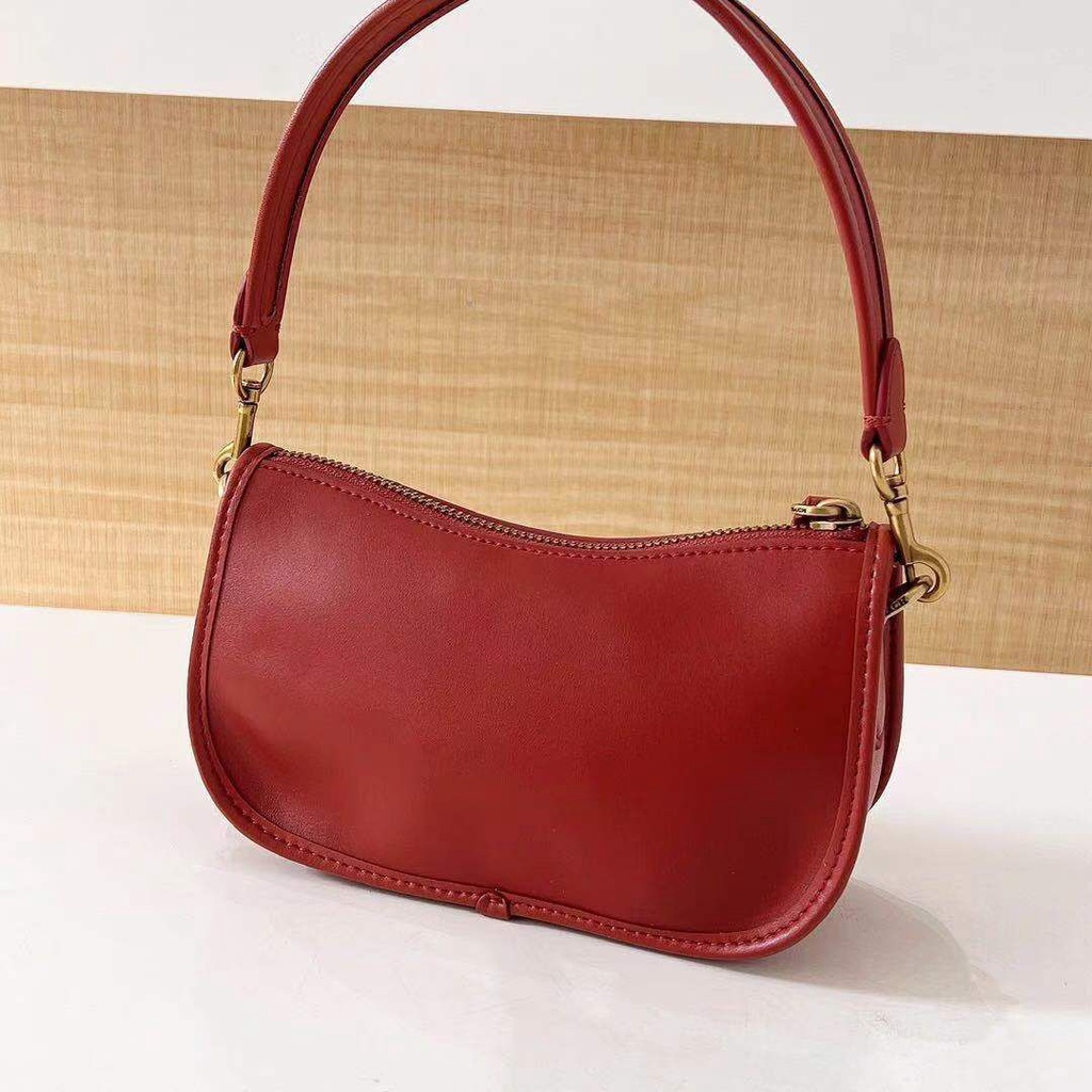 BIG SALE! TAS WANITA WOMEN CH) SWINGER 20 GLOVETANNED LEATHER SHOULDER BAG C2643 LEATHER PU